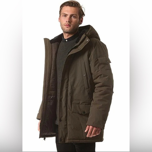 Carhartt Other - Carhartt Olive Green Hooded Puffer Coat